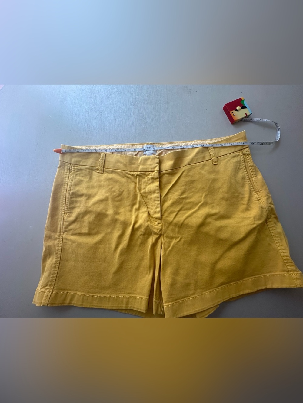 JCrew yellow shorts with stretch great
